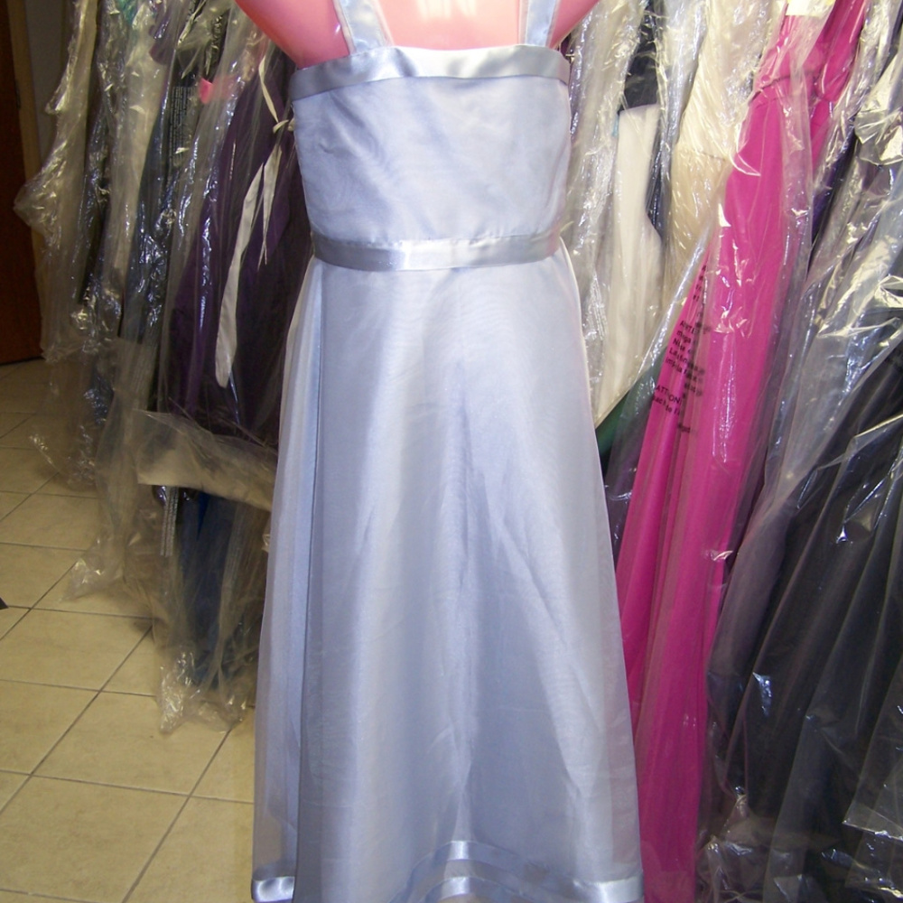 Dessy 4005...Flower Girl / Special Occasion dress ....Frost....Sz 8...NWT